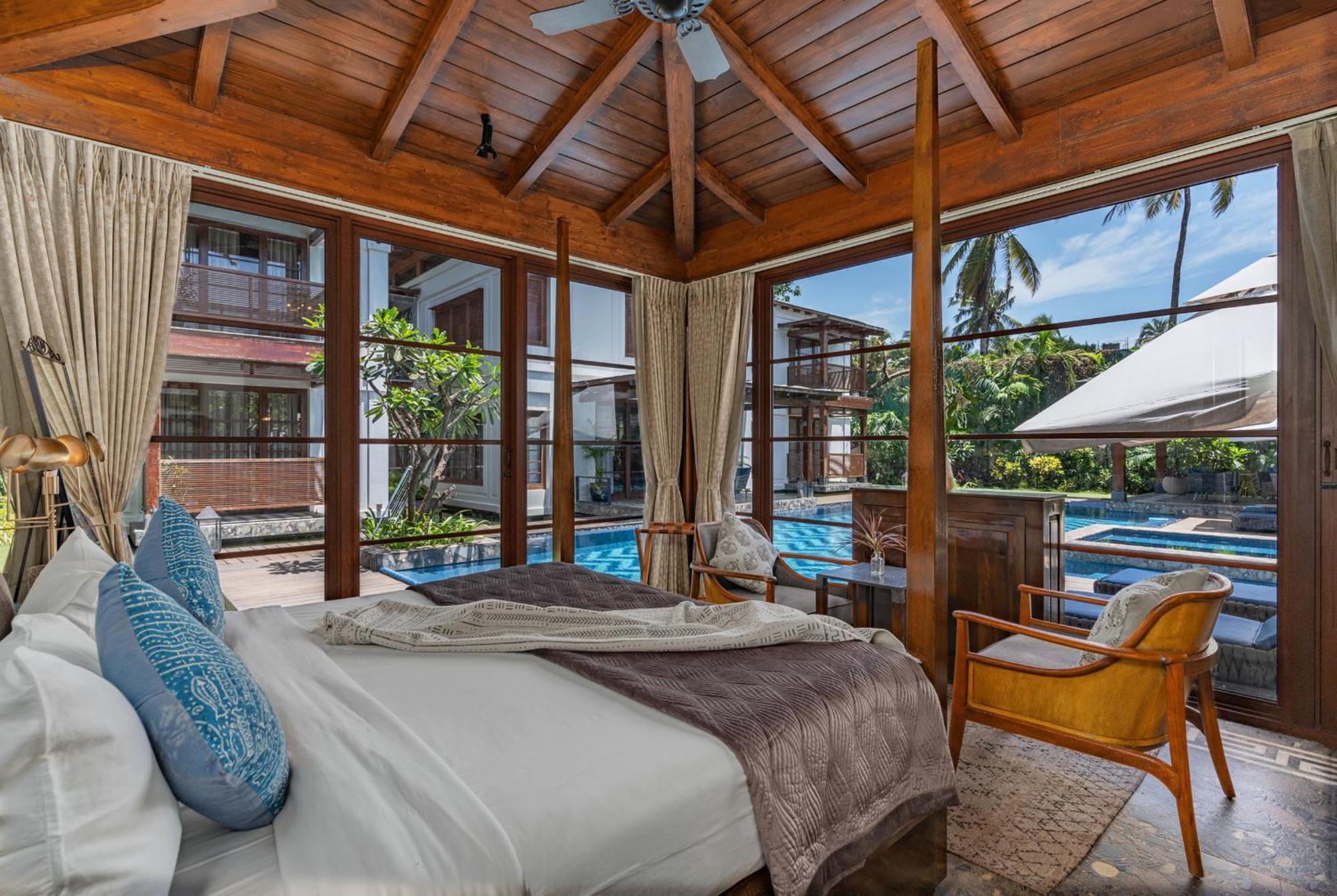 Azara Beach House - 5 Bhk Designer Villa, Candolim Beach Buitenkant foto