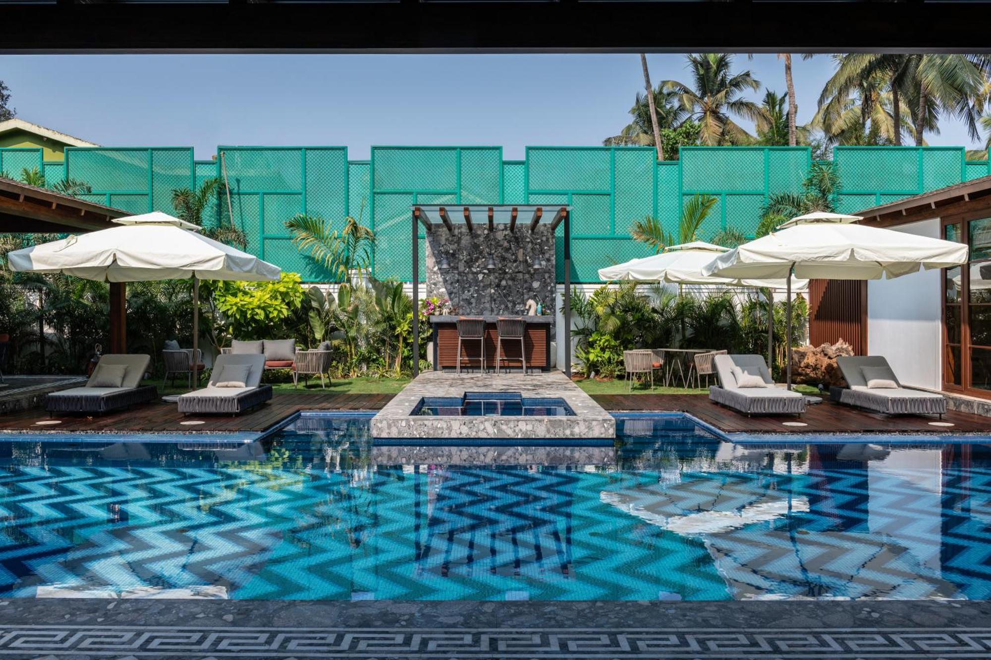 Azara Beach House - 5 Bhk Designer Villa, Candolim Beach Buitenkant foto