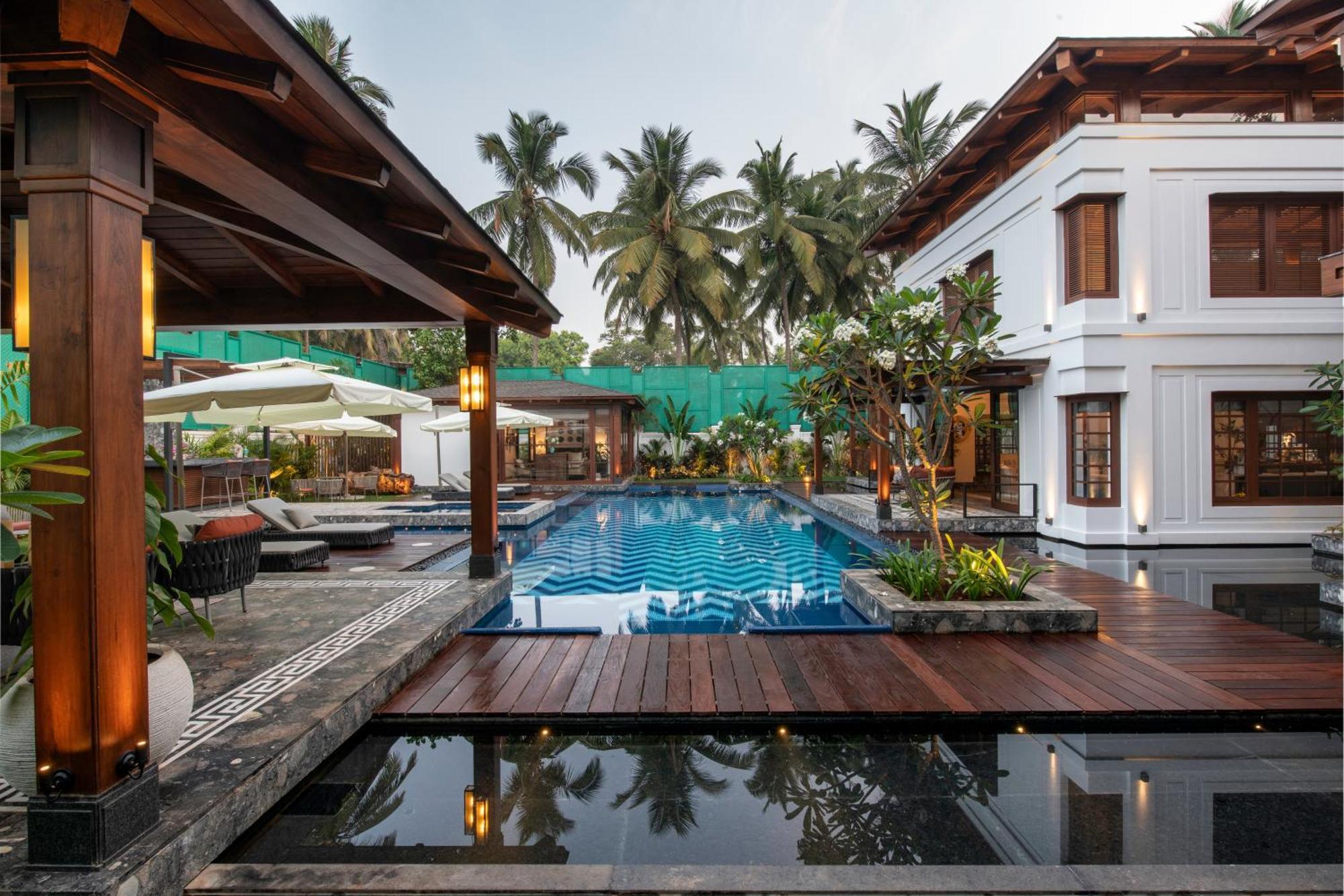 Azara Beach House - 5 Bhk Designer Villa, Candolim Beach Buitenkant foto